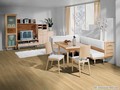 wohnzimmer - weiße wandbemalung