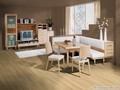 wohnzimmer - braune wandbemalung