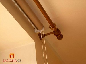 Kombination Der Systeme Gardinenstangen Und Gardinen Als