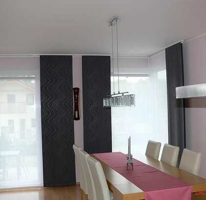 Verdunkelungspaneele im modernen Interieur