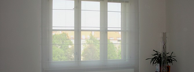 Farben des Interieurs in Harmonie mit der Fensterabschirmung