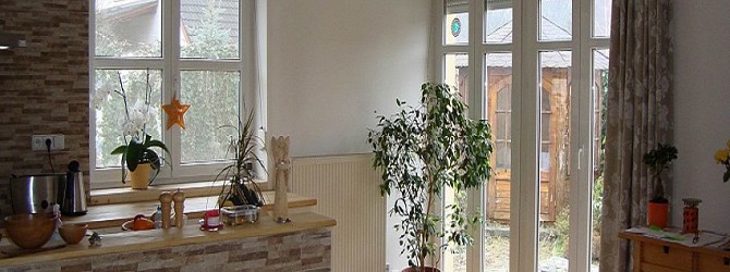 Ein modernes Interieur aus Naturmaterialien